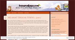 Desktop Screenshot of ivanprakasa.com